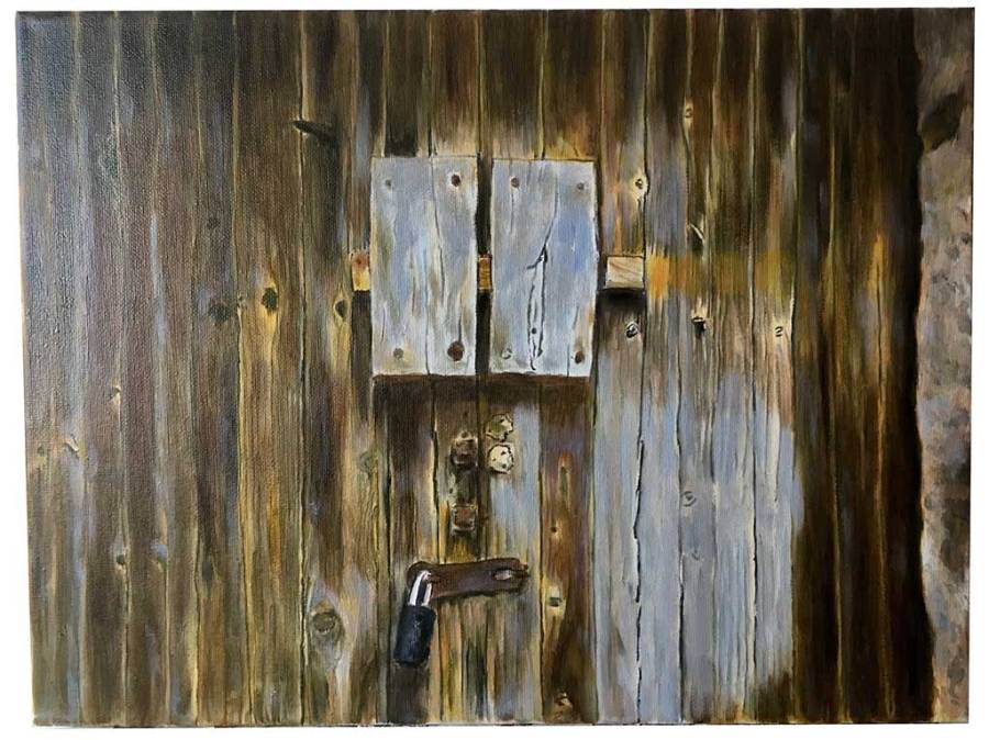 油画罩染技法练习,是我当时去安徽古镇拍的一组照片之一。 油画罩染技法练习,是我当时去安徽古镇拍的一组照片之一。